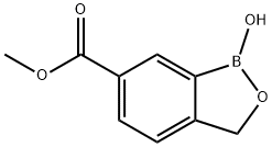 methyl 1-hydroxy-1,3-dihydro-2,1-benzoxaborole-6-carboxylate Struktur