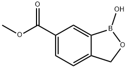 methyl 1-hydroxy-1,3-dihydro-2,1-benzoxaborole-6-carboxylate 化学構造式