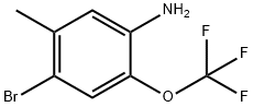 4-bromo-5-methyl-2-(trifluoromethoxy)aniline Structure