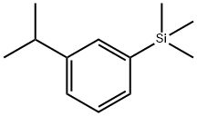 (3-异丙基苯基)三甲基硅烷 结构式