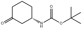 (S)-3-Boc-aminocyclohexanone Struktur