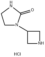 1-(azetidin-3-yl)imidazolidin-2-one hydrochloride Struktur