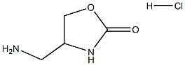 4-(Aminomethyl)-1,3-oxazolidin-2-one hydrochloride Struktur