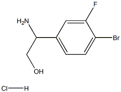 2-AMINO-2-(4-BROMO-3-FLUOROPHENYL)ETHAN-1-OL HYDROCHLORIDE|1803598-93-7