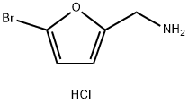 (5-溴呋喃-2-基)甲胺盐酸盐,1803600-05-6,结构式
