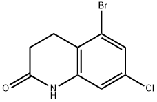 5-bromo-7-chloro-3,4-dihydroquinolin-2(1H)-one Structure