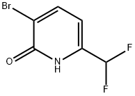 3-溴-6-(二氟甲基)吡啶-2(1H)-酮 结构式