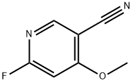 6-氟-4-甲氧基烟腈 结构式