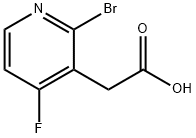 2-(2-bromo-4-fluoropyridin-3-yl)acetic acid Structure