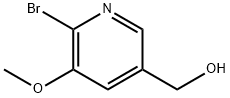 (6-溴-5-甲氧基吡啶-3-基)甲醇 结构式