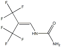 [3,3,3-trifluoro-2-(trifluoromethyl)prop-1-enyl]urea Structure