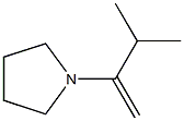 Pyrrolidine, 1-(2-methyl-1-methylenepropyl)- Structure