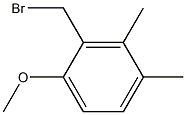 2-(bromomethyl)-1-methoxy-3,4-dimethylbenzene Structure