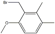 2-(bromomethyl)-1-methoxy-3,4-dimethylbenzene 化学構造式