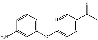 5-Acetyl-2-(3-aminophenoxy) pyridine Structure