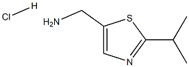 (2-isopropylthiazol-5-yl)methanamine hydrochloride, 1809144-15-7, 结构式