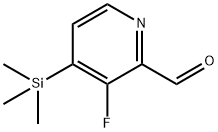 3-Fluoro-4-(trimethylsilyl)pyridine-2-carbaldehyde,1809157-89-8,结构式