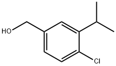 (4-Chloro-3-isopropylphenyl)methanol Structure