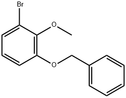 1-Bromo-2-methoxy-3-(phenylmethoxy)benzene Structure
