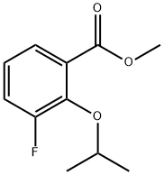 3-Fluoro-2-(1-methylethoxy)-benzoic acid methyl ester,1809168-62-4,结构式