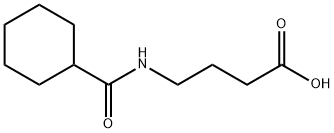 4-(cyclohexanecarboxamido)butanoic acid Structure