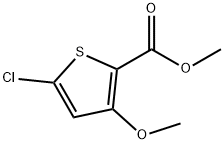 Methyl 5-chloro-3-methoxythiophene-2-carboxylate Structure