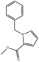 1H-Pyrrole-2-carboxylic acid, 1-(phenylmethyl)-, methyl ester Structure