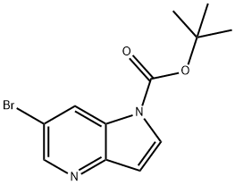 6-Bromo-pyrrolo[3,2-b]pyridine-1-carboxylic acid tert-butyl ester Structure