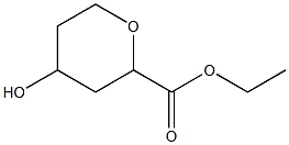 ETHYL 4-HYDROXYOXANE-2-CARBOXYLATE Struktur