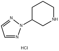 3-(2H-1,2,3-triazol-2-yl)piperidine hydrochloride Struktur