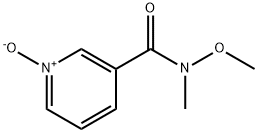 3-(methoxy(methyl)carbamoyl)pyridine 1-oxide Structure