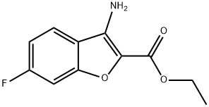 ETHYL 3-AMINO-6-FLUOROBENZOFURAN-2-CARBOXYLATE,1822843-69-5,结构式