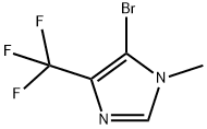5-bromo-1-methyl-4-(trifluoromethyl)-1H-imidazole Structure