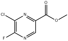 methyl 6-chloro-5-fluoropyrazine-2-carboxylate Structure