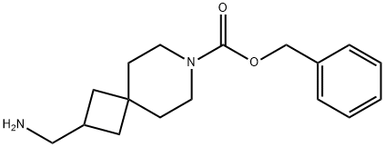 BENZYL 2-(AMINOMETHYL)-7-AZASPIRO[3.5]NONANE-7-CARBOXYLATE Struktur
