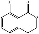 8-fluoro-3,4-dihydro-1H-2-benzopyran-1-one Struktur