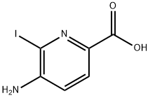 5-Amino-6-iodo-pyridine-2-carboxylic acid Structure