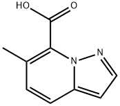 6-methylpyrazolo[1,5-a]pyridine-7-carboxylic acid Struktur