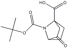 7-[(TERT-BUTOXY)CARBONYL]-3-OXO-7-AZABICYCLO[2.2.1]HEPTANE-1-CARBOXYLIC ACID Struktur