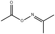 propan-2-one O-acetyl oxime 化学構造式