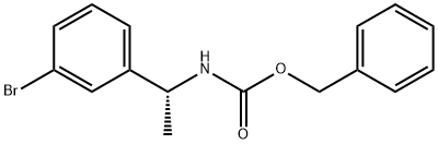 benzyl (R)-(1-(3-bromophenyl)ethyl)carbamate Structure