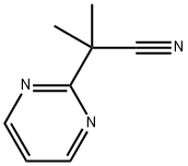 2-甲基-2-(嘧啶-2-基)丙腈, 1849313-91-2, 结构式