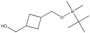 Cyclobutanemethanol, 3-[[[(1,1-dimethylethyl)dimethylsilyl]oxy]methyl]-,185622-11-1,结构式