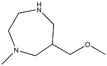 6-(methoxymethyl)-1-methyl-1,4-diazepane Structure