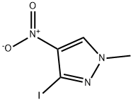 1-甲基-4-硝基-3-碘-1H-吡唑, 186298-52-2, 结构式