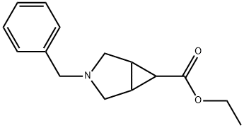 ETHYL 3-BENZYL-3-AZABICYCLO[3.1.0]HEXANE-6-CARBOXYLATE Struktur