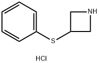3-(phenylsulfanyl)azetidine hydrochloride Structure