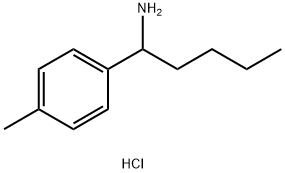 1-(4-METHYLPHENYL)PENTYLAMINE HYDROCHLORIDE,1864055-95-7,结构式