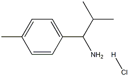 2-METHYL-1-(4-METHYLPHENYL)PROPYLAMINE HYDROCHLORIDE Struktur