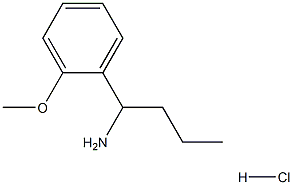 1-(2-methoxyphenyl)butan-1-amine hydrochloride Structure